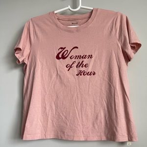 Madewell tee woman of the hour size medium NWT